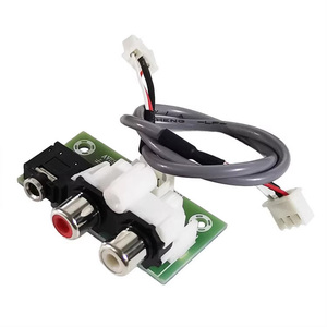 Enchufe RCA Lotus de 3,5mm a terminal de audio de entrada/salida, placa adaptadora, placa principal - Product Image 1