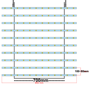 Lens Diffusion Reflection DC12V 24V Rigidly <strong>Led</strong> Backlight Strip for Advertising Light Box 12leds/m