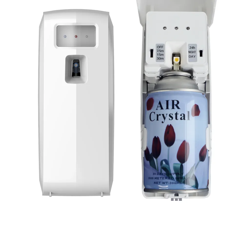 Automático Perfume Toilet Spray Aerossol Dispenser lcd bateria operado parede montado ambientador dispensador