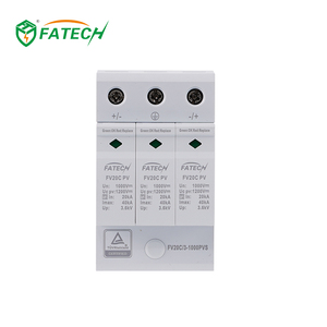 Dc T2 40kA 1000V DC PV năng lượng mặt trời Lớ<span class=keywords><strong>p</strong></span> 2 II SPD thiết bị bảo vệ tăng - Product Image 2