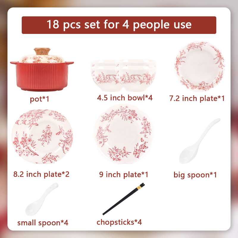 red-18 pcs