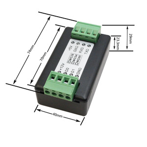 Convertidor de comunicación del sistema de control de acceso bidireccional CE WG26/34/66 lector de teclado RS232 Terminal serie TXD RXD OEM biométrico - Product Image 6
