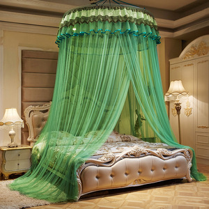 100% Polyester Ceiling Durable Fashionable <strong>Round</strong> Thickened and Densified Circular Ceiling Foldable Adults Hanging Mosquito <strong>Net</strong> - Product Image 2