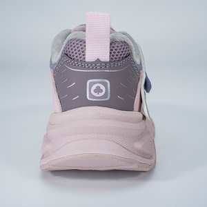 कोई टाई स्नीकर लड़कियों के आकस्मिक खेल जूते नए प्लश एकमात्र स्लिप-ऑन जाल कपड़े पहने हुए जूते बैंगनी गुलाबी राजकुमारी जूते - Product Image 3