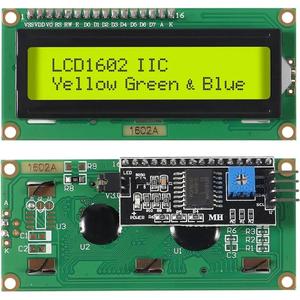 LCD1602 1602 <strong>LCD</strong> Module Blue/Green Screen 16x2 Character <strong>LCD</strong> Display with IIC I2C Serial Interface Adapter Module for - Product Image 1