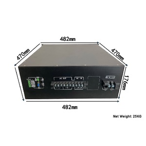 DC 48V a AC 220V 10000 Watt 10KVA Inversor de corriente sinusoidal de onda pura 4U Inversor de telecomunicaciones de montaje en rack con salida trifásica