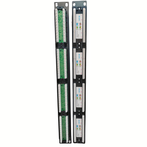 Tipo 1U de 19 pulgadas con Krone/110/Dual IDC 484x45x87mm 646G Peso del panel de conexión del centro de datos Cat6/Cat5e de 24 puertos - Product Image 2