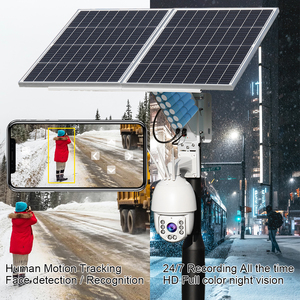 Tecdeft 20x ออปติคอลโฟกัสอัตโนมัติซูม30x 360องศากล้องรักษาความปลอดภัยหมุนได้ระบบตรวจจับใบหน้าเสียงไร้สายระยะไกลระบบกล้องวงจรปิดพลังงานแสงอาทิตย์ - Product Image 4