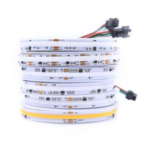 RGBWW/<strong>CW</strong> 20ft/6.1m RGB+CCT Tunable Color Temperature 2700K-6500K DC24V for DIY Decoration FCOB COB Strip Light - Product Image 5