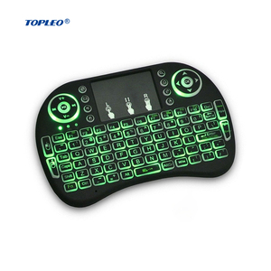 Topleo Mini Toetsenbord Draadloos Smart Afstandsbediening 2.4g Air Mouse Rii I8 Verlicht Mini Draadloos Toetsenbord - Product Image 1