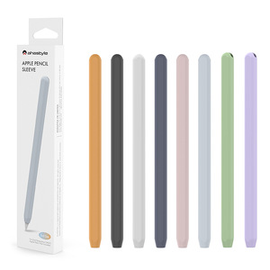 Apple Pencil2ケースカバー用の小売ボックス付きApplePencil第2世代用の超薄型スリーブシリコンスキンカバー - Product Image 1