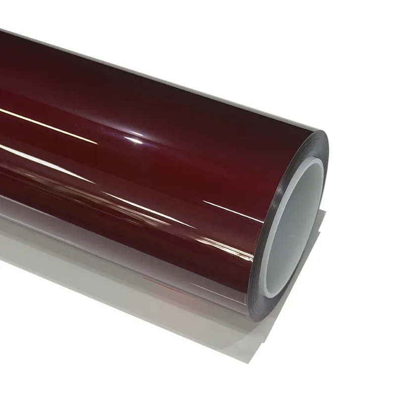 High-Quality Color Change Foil Ppf Classic Tpu Car Film Liquid Metallic Dragon'S Blood Red Swaddle Protection For Cars Ppf