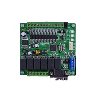 SeekEC-controlador de motor RTC con batería integrada, dispositivo PLC FX2N 10MT STM32 MCU 6 entrada 4 transistor Salida 2 módulo AD 0-10v DC 24V