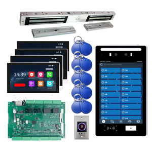 Sistema di controllo accessi alla porta Video Building Home Interom riconoscimento facciale Cloud APP remota Gym QR Code di controllo della tastiera di controllo