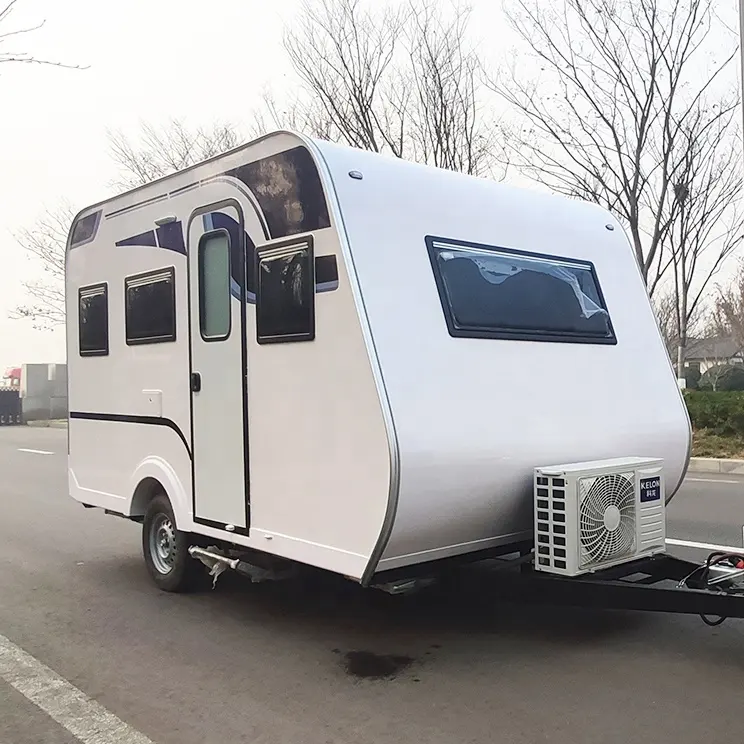 Autocaravana y caravana pequeña, diseño personalizado de fábrica, tamaño pequeño, barato