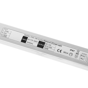 IP67 su geçirmez 100w led sürücü ultra ince 100watt 12v 8.33a SAA UKCA <span class=keywords><strong>CB</strong></span> belgelendirme led güç kaynağı ac dc trafo