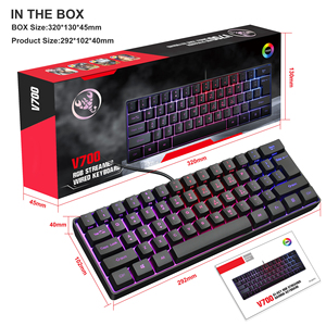 61 Key RK61 Small 60 Percent Klavye Wire RGB Backlit 60% Tablet Laptop <strong>Keypad</strong> Teclado Gamers Clavier Gaming <strong>Keyboard</strong> - Product Image 5