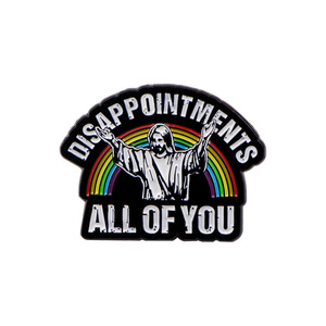 Ready to Ship New Arrival <strong>God</strong> Jesus <strong>I</strong> Never Say That Wholesale Price Soft Enamel Pin