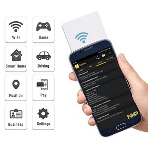 Scheda Java 80K EEPROM compatibile J2A040 Smart Chip Card scheda NFC vuota Hico banda magnetica con 2 tracce 8.4mm 13.56mhz Rfidcardz - Product Image 4