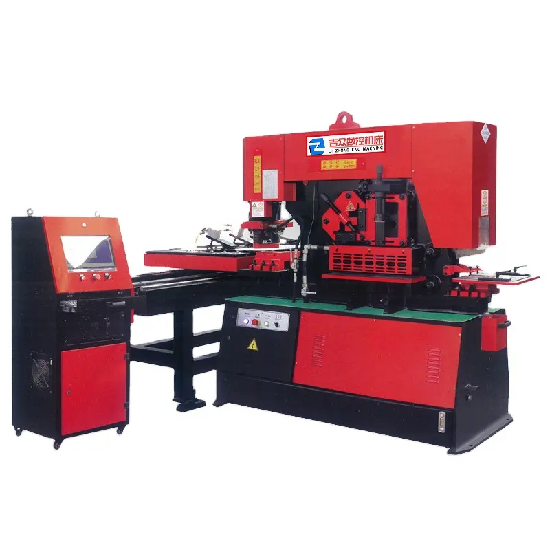 Automatic CNC combined punching and shearing machine  hydraulic punching machine  iron drilling machine