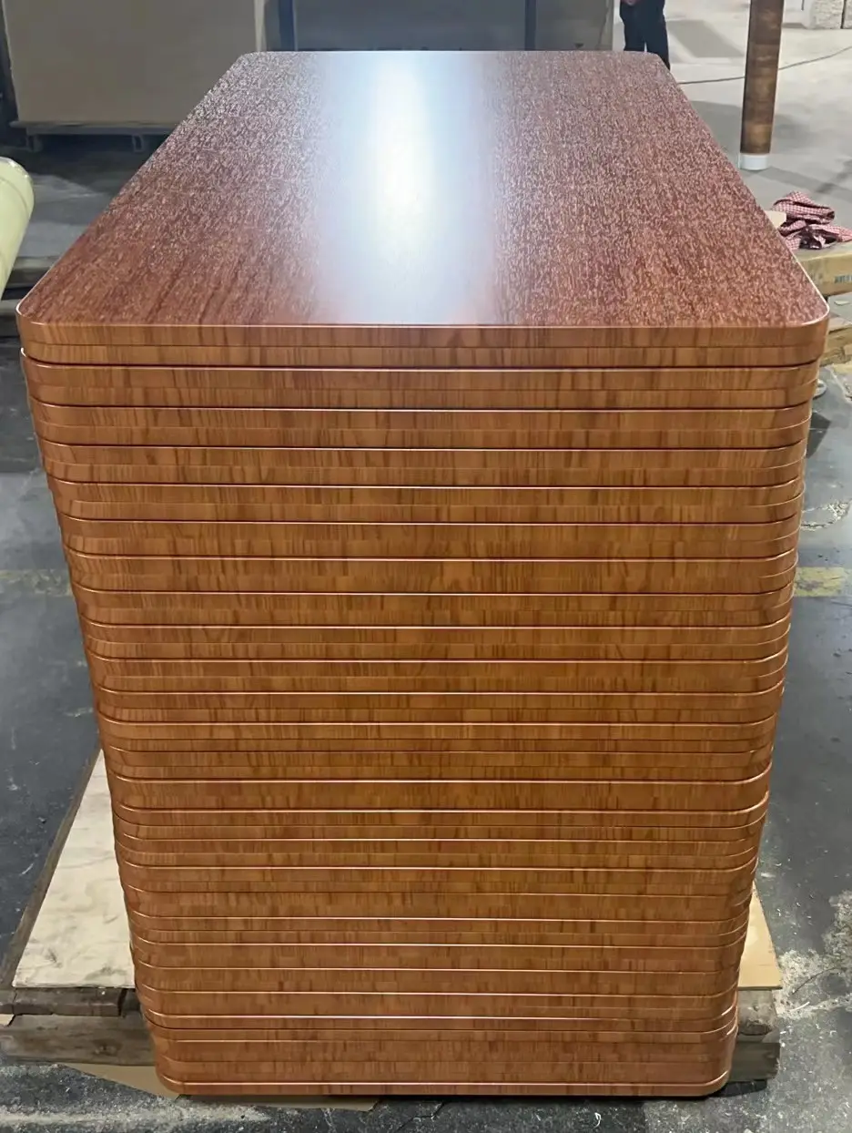 Fabrication de dessus de table en bois MDF stratifié dessus de table en mélamine MDF pour bureau d'étudiant