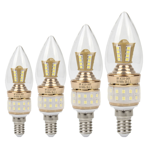 Manufacturer E14 <strong>LED</strong> Light Super Bright Candle Tip Bulb 7w <strong>9w</strong> 12w 15w Pull Tail Bulb Light Source - Product Image 1