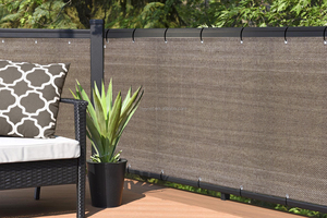 Brown 6ftX 50ft Outdoor Privacy <strong>Screen</strong> Fence Shelter and <strong>Shade</strong> <strong>Netting</strong> Windbreak Fencing <strong>Mesh</strong>