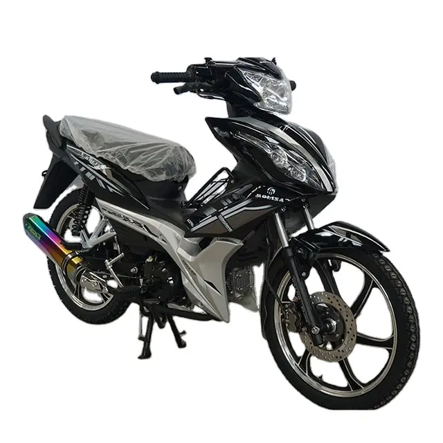 Chinês barato clássico moped venda quente pequena motocicleta cubo 110cc gasolina bicicleta