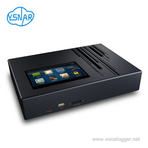8-Port Standalone PBX SMDR Network Voice Logger With 5&quot; Touch Screen, 8CH Intercom/Radio/Call Voice Recorder With SD Card No HDD - Product Image 5