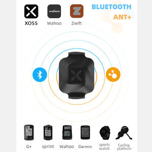 Xoss cart <span class=keywords><strong>cadence</strong></span>/חיישן מהירות כפולה מצב אופניים מחשב נייד עם <span class=keywords><strong>4.0</strong></span> של נמלה & blt, ipx7 עמיד למים עבור אופני mtb