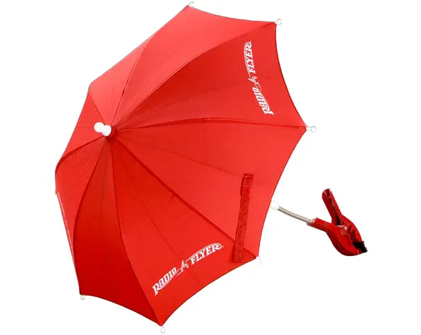 sun protection umbrella with clamp for chair and baby stroller