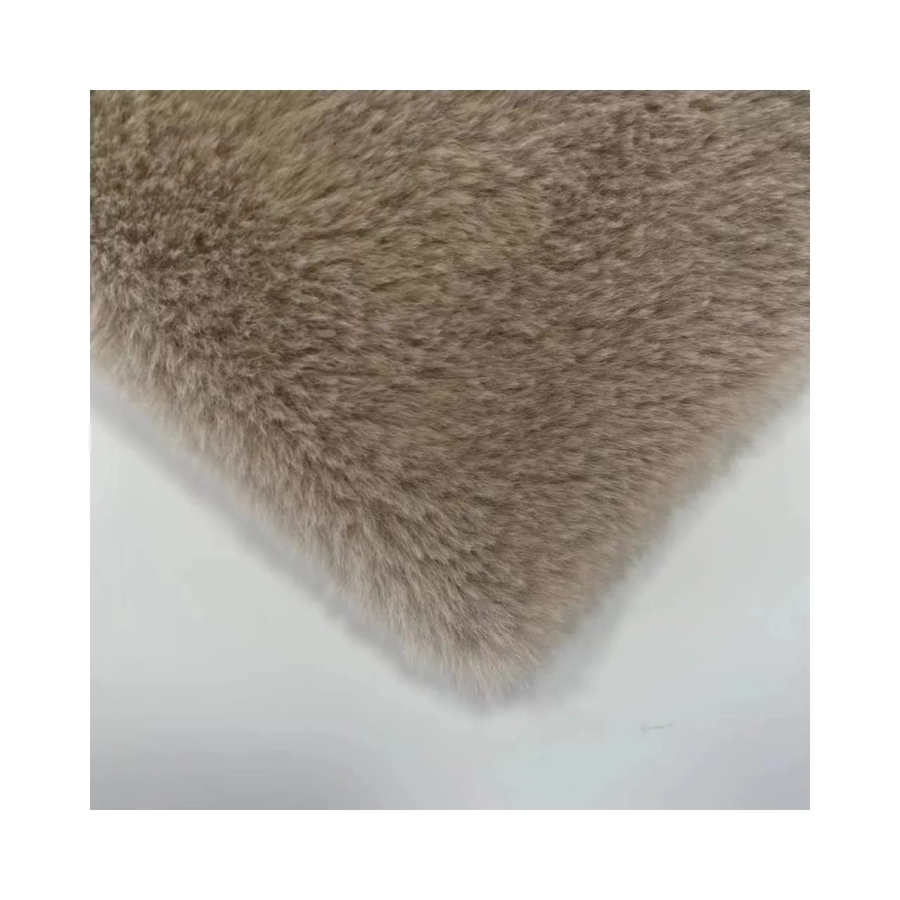 Venta caliente pelo de piel pesada superficie uso señora prendas moda PV15 pelo de conejo telas de invierno para ropa manta de terciopelo de invierno