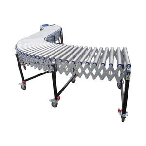 Transportador de rodillos telescópico sin alimentación, transportador de carga y descarga, línea transportadora móvil, tobogán de descarga - Product Image 3