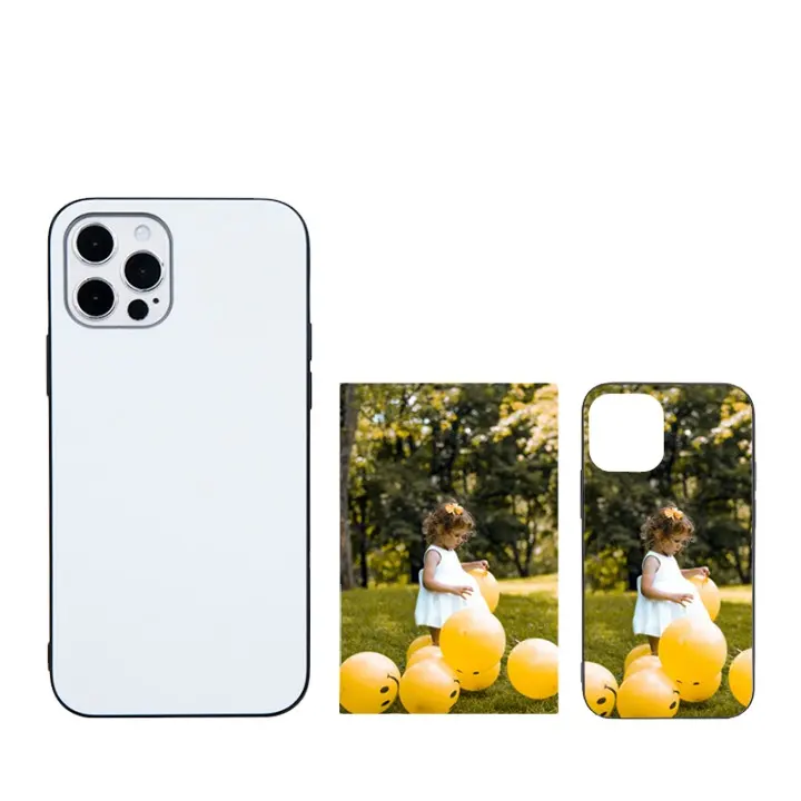Hülle für iPhone 12 Sublimation 2 in 1 2D TPU PC blanke Sublimation Telefonhülle Hülle für iPhone 12 Pro Max