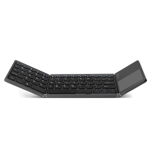 Teclado inalámbrico plegable Mini teclado ergonómico silencioso Blue tooth con panel táctil para iOS, Android y Windows - Product Image 2