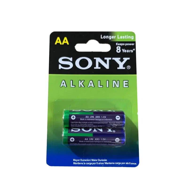 Werkseitig angepasste AA LR6 Größe aaa/lr03/am3 2A Alkaline Batterie die beste Qualität 1,5 V Trocken batterie für Sony