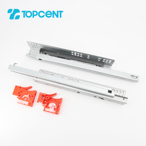 Opcent abinet ydraulic rawer hannel lose Amper amelescopic ailails ush sh o PEN Mount nder Mount ononcealed rawer Lide - Product Image 1