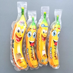 不同体积香蕉形果汁包装袋 - Product Image 1