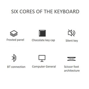 108 Key Qwerty Wireless Office <strong>Keyboard</strong> All-in-one Dual System Rechargeable BT5.0 <strong>Keyboard</strong> for MacBook iMac - Product Image 4