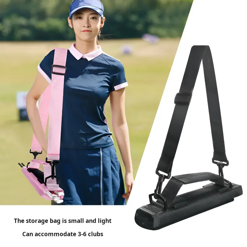 Cross-border hot portable outdoor golf club bag Mini portable club bag Crossbody strap Cue storage bag