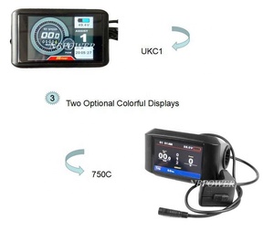 Ruota del motore del mozzo posteriore elettrico 60v 72v 5000w kit bici elettrica con controller batteria agli ioni di litio opzionale e display LCD - Product Image 2