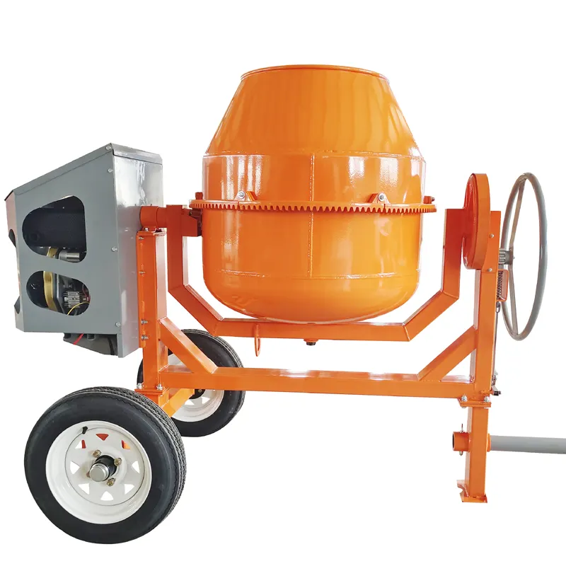 Hot Sale!!! betonmischer 400 Litre Mobile Diesel Electric Gasoline Powered manual rotating mini concrete mixers cement mixer