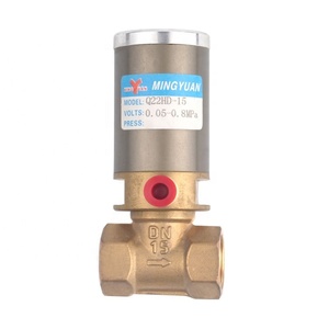 Q22HD serisi düşük başlangıç basıncı Piston kontrol vanası iyi sızdırmazlık performansı Pilot işletilen pirinç alaşım solenoit valf - Product Image 4