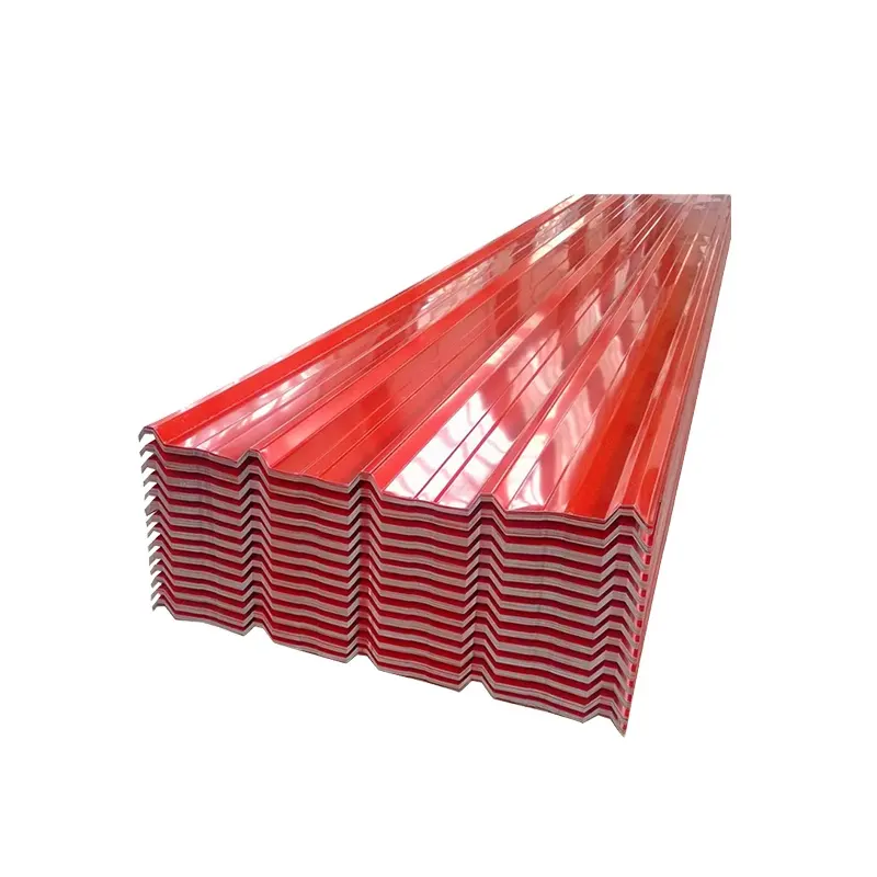 Lámina de techo de Zinc corrugado PPGI, plancha de acero galvanizado, precio por Kg