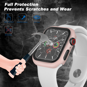 1 Price Anti-Scratch Watch <strong>7</strong> Case With Screen Protector 42MM 44MM Hard PC Cover Case for <strong>Apple</strong> Watch - Product Image 2
