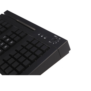 Teclado POS programable de alta calidad de 66 teclas USB con lector de tarjetas magnéticas para sistema POS - Product Image 2