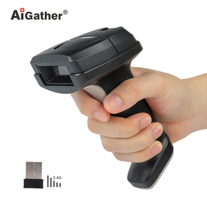 Aigather A-9528SR không dây 2.4GHz USB Receiver cầm tay mã vạch QR <span class=keywords><strong>code</strong></span> <span class=keywords><strong>Reader</strong></span> với autosense - Product Image 1