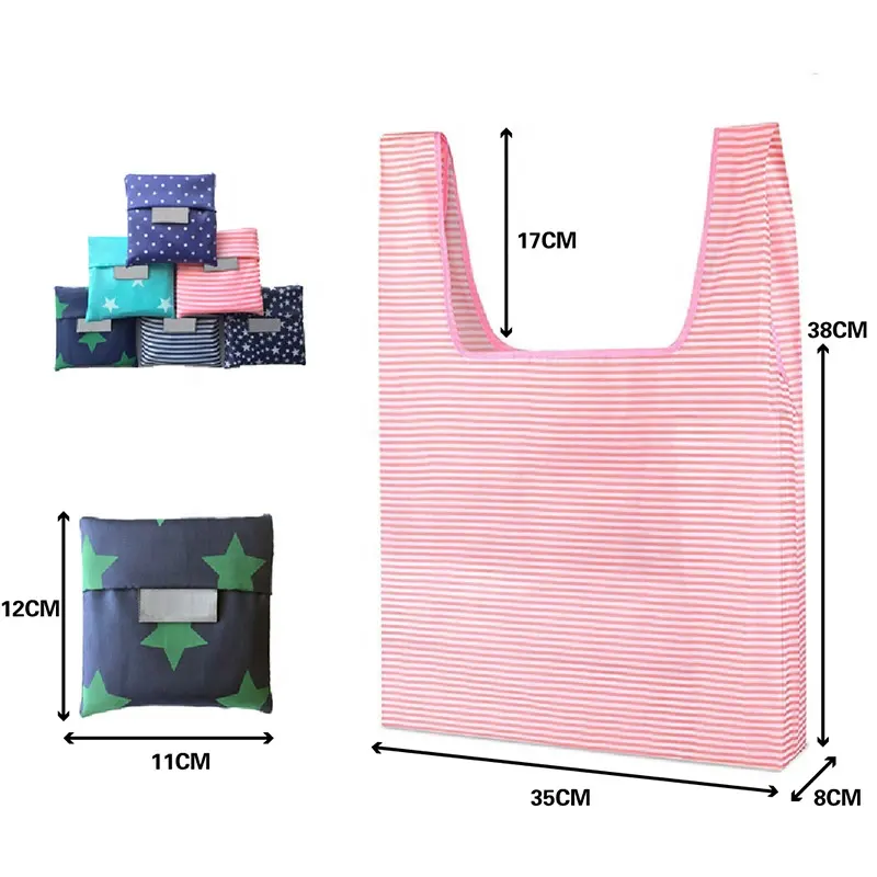 Atacado Folding Estilo Carry Tote Bag Material De Poliéster E Multi Cor Personalizado Compras Laptop Bag Men's Bag