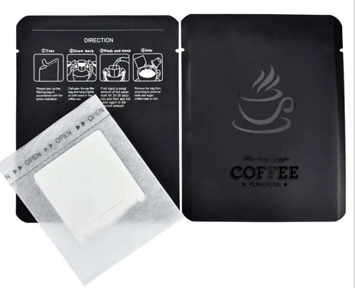 Bolsa de café con filtro de goteo colgante, embalaje de material japonés respetuoso con el medio ambiente, económico, en Stock, nuevo producto