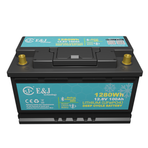 Tự sưởi ấm din80 loại H7 Kích thước bluetooths pin Lithium ion 12V 100AH LiFePO4 gói cho ứng dụng nhiệt độ thấp - Product Image 4